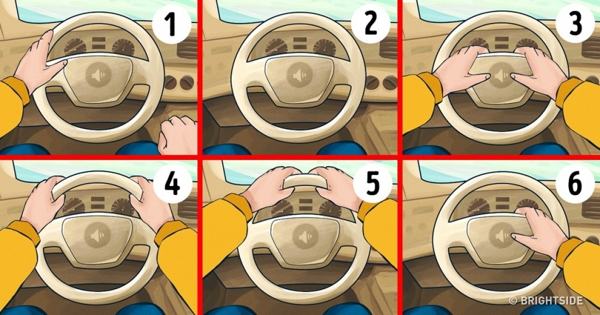 Test: modul în care țineți volanul poate spune multe despre dumneavoastra