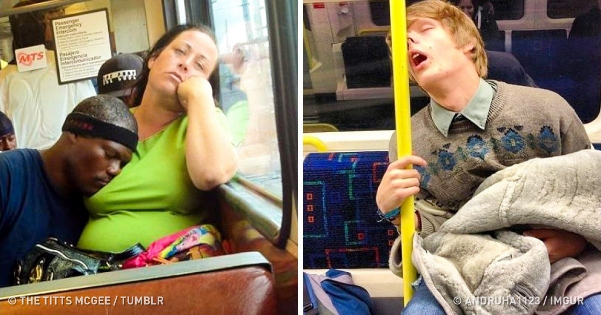 25 de oameni care au fost surprinsi dormind in cele mai amuzante locuri