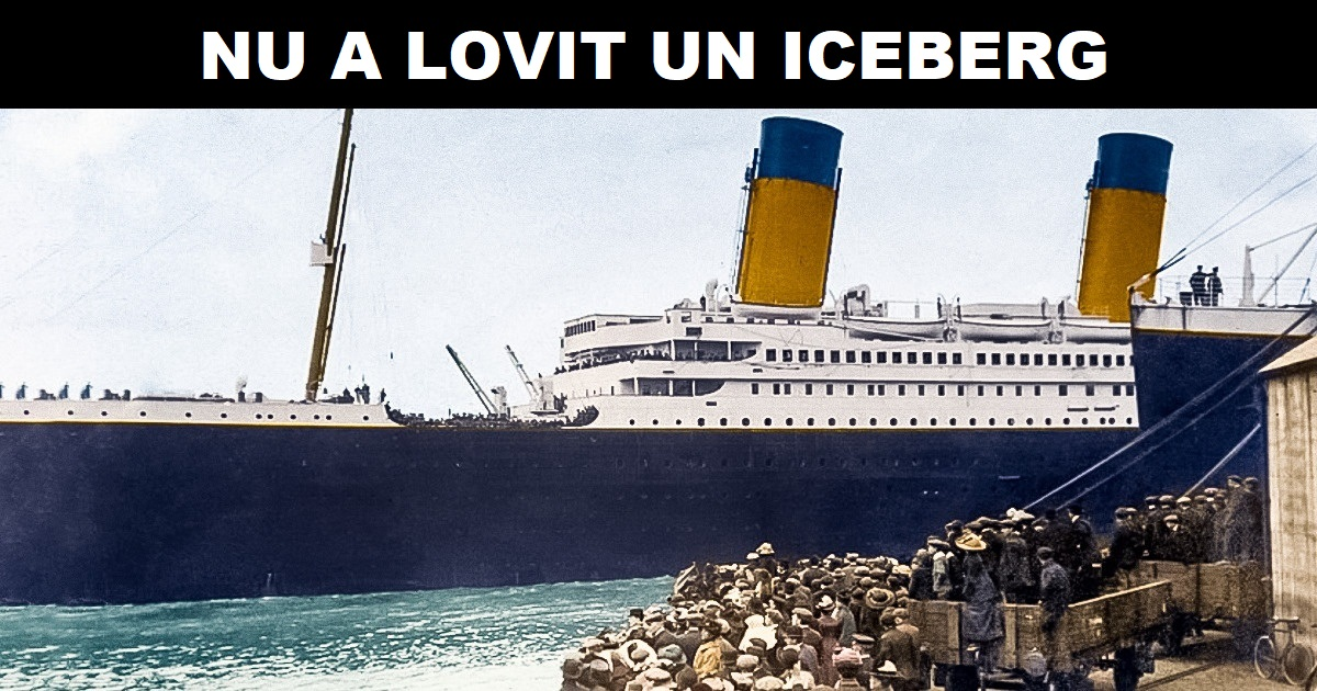 Supraviețuitorii de pe  Titanic pretind că NU un Iceberg a distrus Nava