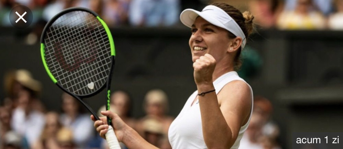 Felicitări Simona, pentru prima data in istorie campioana la Wimbledon!