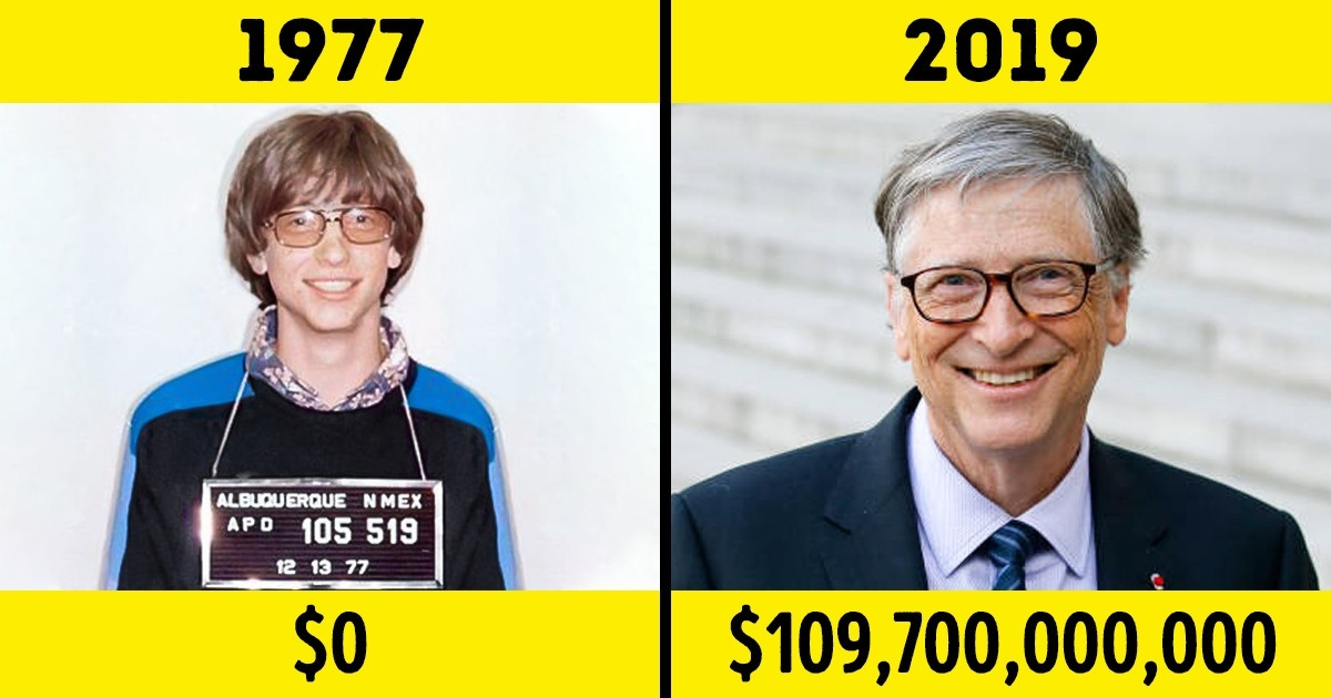 Cum arătau 18 miliardari celebri înainte de a fi bogați
