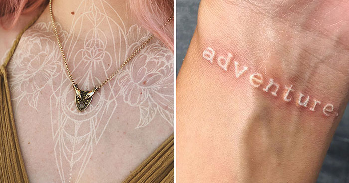 19 modele de tatuaje albe care arată magic