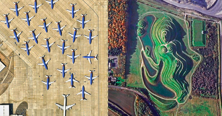 „Ochii“ din cer: 25 de imagini din satelit care îți vor schimba felul în care vezi lumea