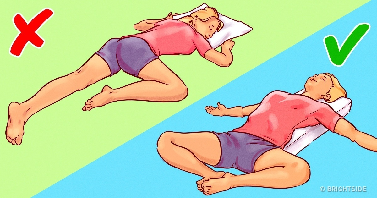6 poziții care vă vor ajuta să adormiți imediat