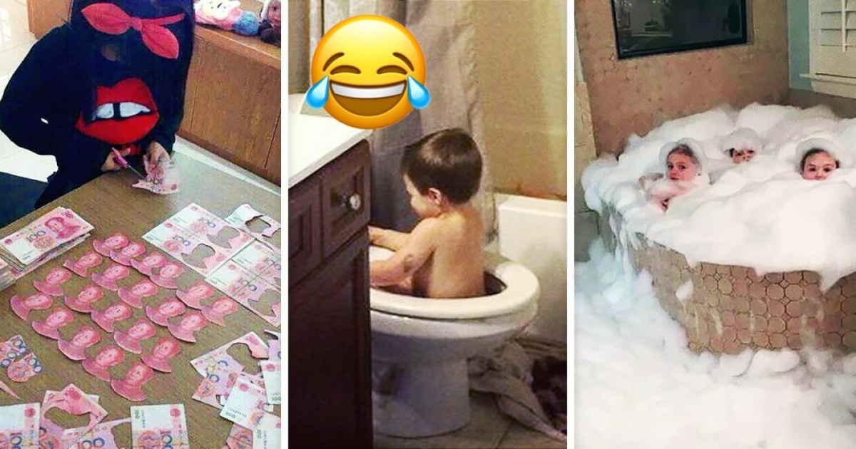 20 de fotografii care ne arata de ce  copii nu ar trebui să rămână singuri
