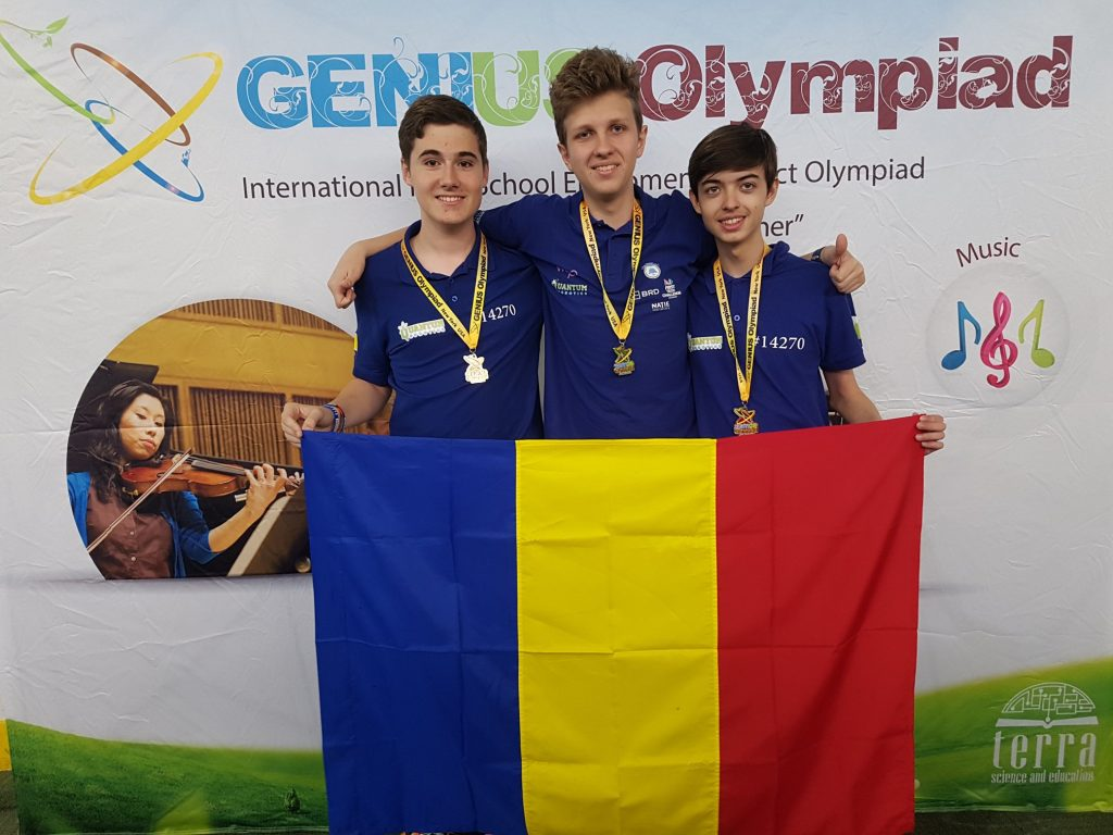 Elevii Români Câștigă Medalia De Aur La Olimpiada Genius Din New York!
