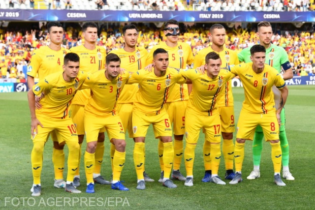 ROMÂNIA U21 se califica in semifinalele Campionatului European de pe primul loc in grupa
