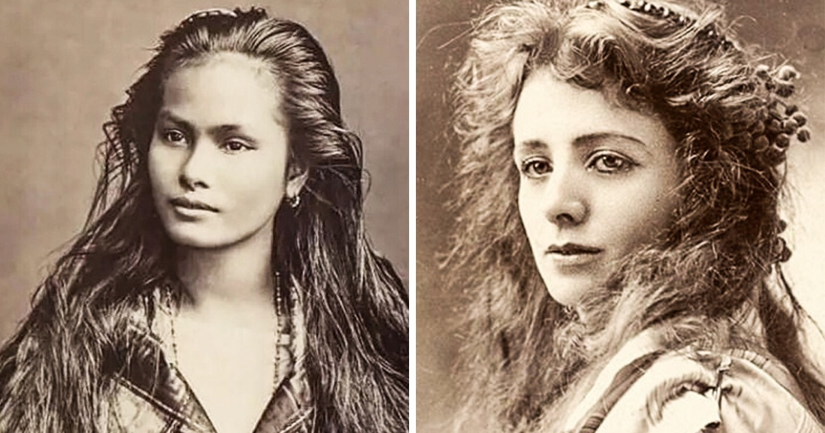 20 de fotografii vechi de peste 100 de ani cu cele mai frumoase femei din secolul trecut