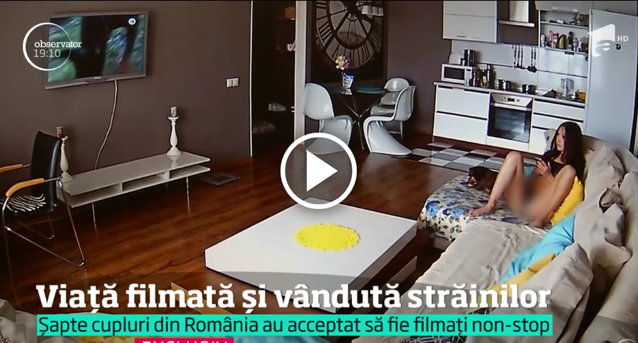 O serie de cupluri din Romania isi vand vietile strainilor, lasandu-se filmati si spionati.. Vezi VIDEO