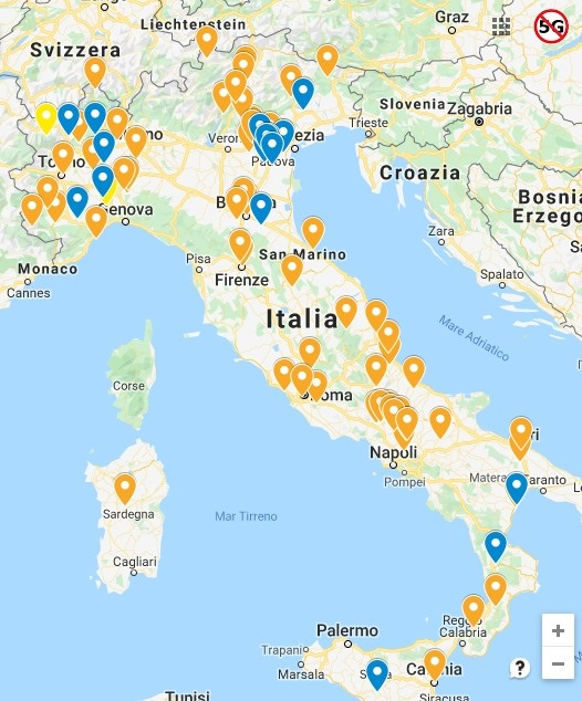 Italienii înlătură cauza pandemiei COVID-19: Peste 150 de orașe au trecut la acțiuni pentru oprirea 5G