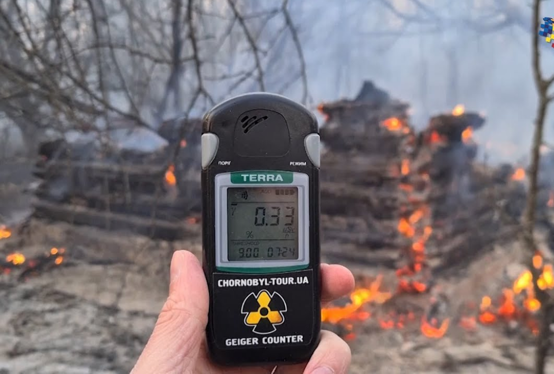 (Video)ALERTĂ la Cernobîl. Arde pădurea radioactivă