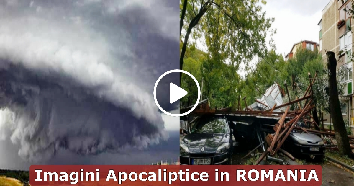 Imagini Apocaliptice in ROMANIA ! Furtuna de ieri in vestul tarii a facut prapad, 8 oameni au murit si mai multe TIR-uri rasturnate - VIDEO