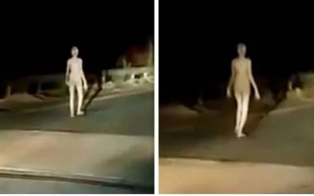 Un video controversat a împărţit internetul în două tabere: extraterestru sau fantomă?