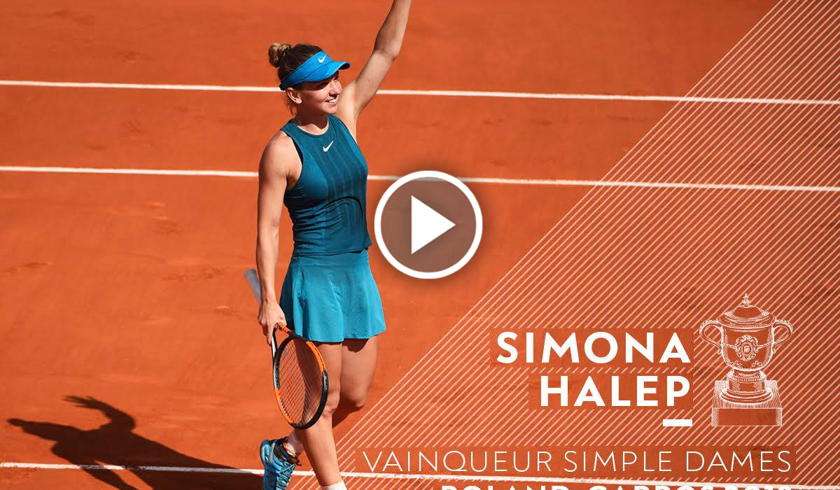 Simona Halep, campioana la Roland Garros!!! VIDEO