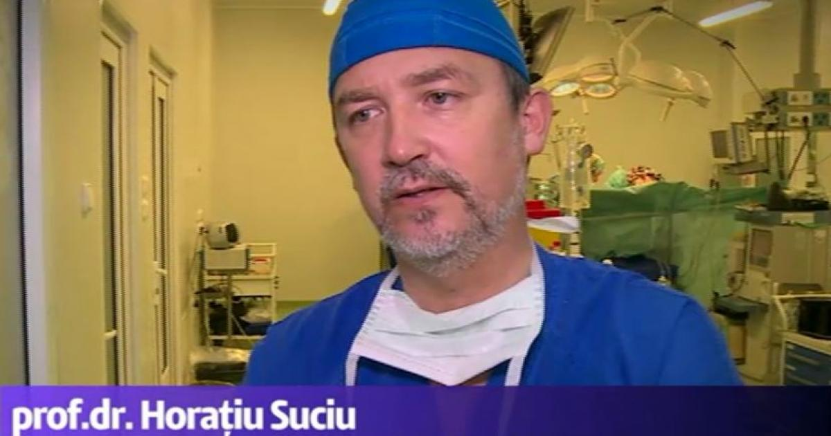 Prof. dr. Horaţiu Suciu, şeful Clinicii de Chirurgie Cardiovasculară din Tg. Mureş, a realizat AL ZECELEA transplant de cord
