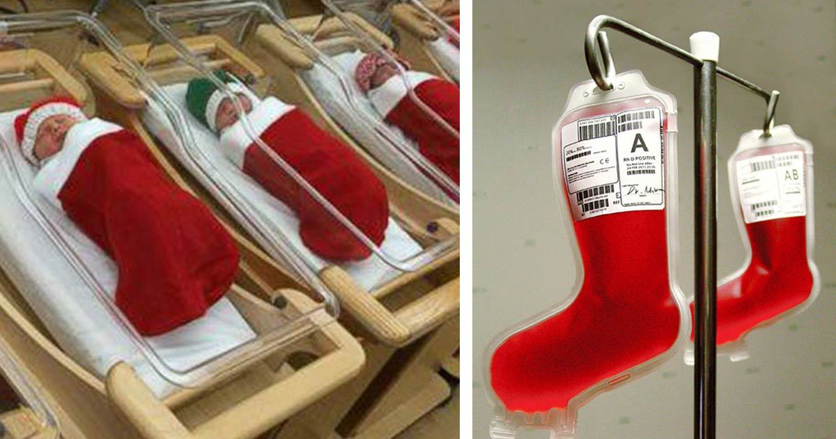 9 imagini cu decoraţiuni de Crăciun din spitale care demonstrează că asistentele au inimi de aur